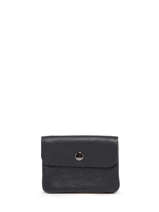Portemonnee Leder Milano Blauw caviar CA23092